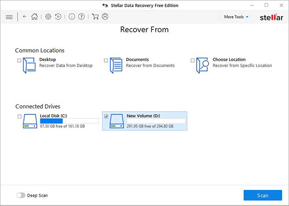 Stellar Data Recovery Free Edition