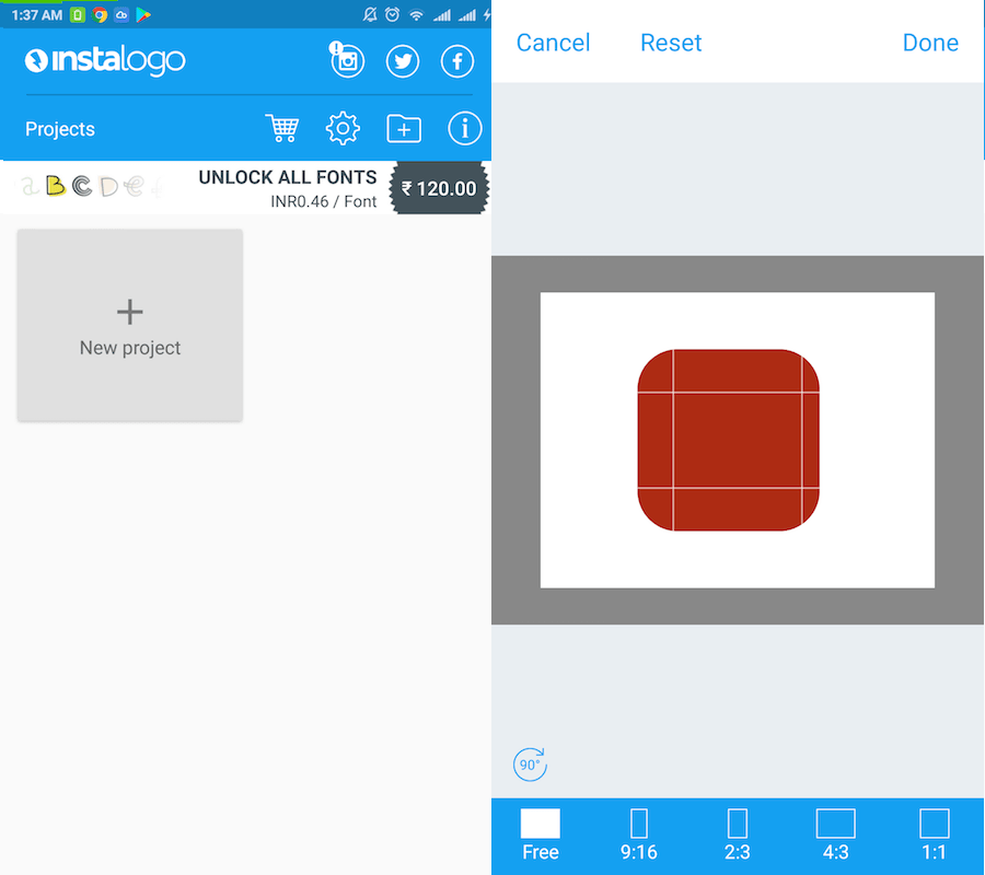 InstaLogo Logo Creator app